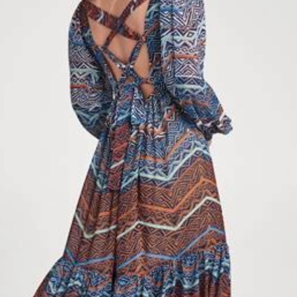 Dresses & Skirts - Maxi Dress Printed. Brand new in original packaging. Size10
